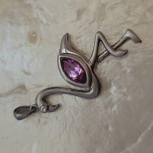925 Flamingo Necklace Charm